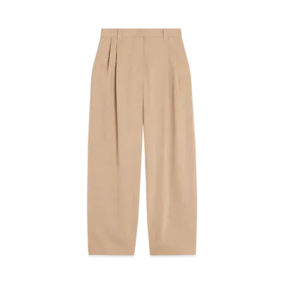 Maison Kitsune Casual Pleats Pants "Sandlewood"