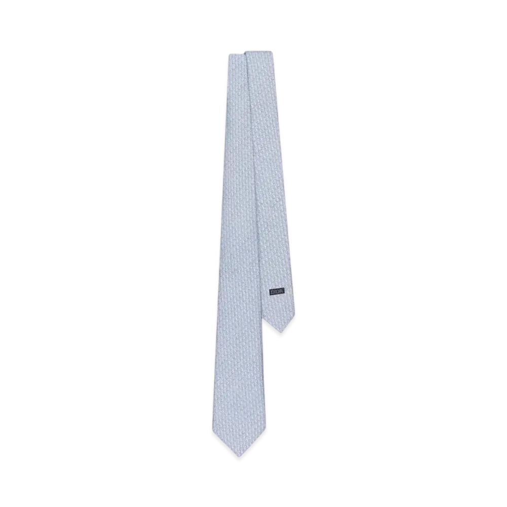Dior Oblique Tie Silk "Light Blue/Blue"