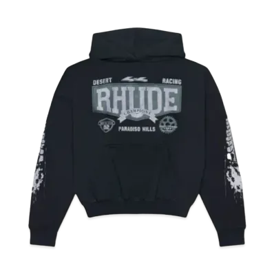 RHUDE 4x4 Hoodie "Black"