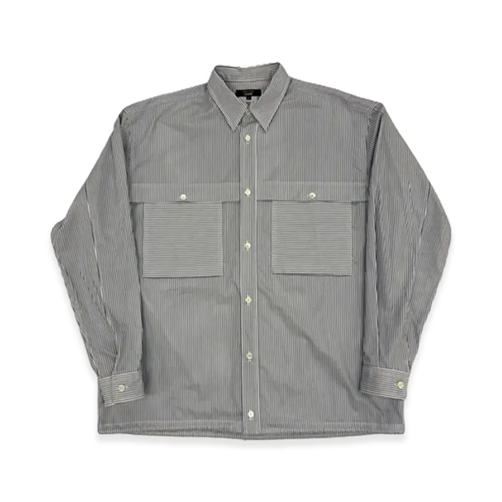COMME des GARCONS HOMME Cotton Stripe Shirt "White"