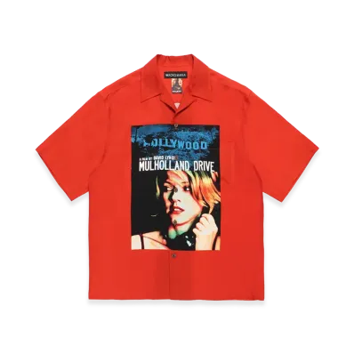 WACKO MARIA Mulholland Drive / 50's Open Collar Shirt "Red"