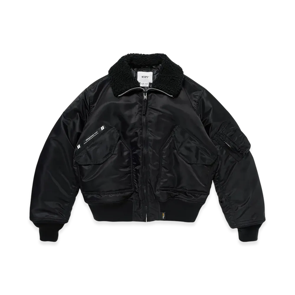 WTAPS ES / Jacket / Nylon. Satin. CORDURA "Black"