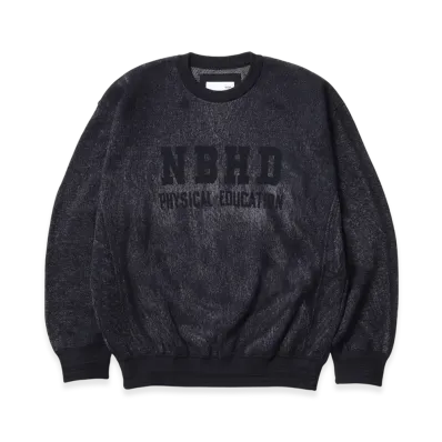 NEIGHBORHOOD x TOLQ Sweat Shirt Pattern Sweater "Black"