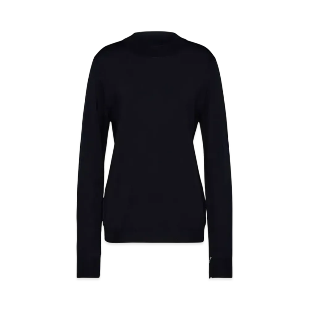 Maison Margiela Men's Merino Wool Sweater "Navy"