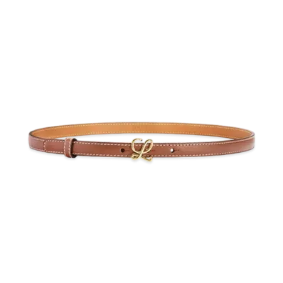 LOEWE Belt "Tan/Gold"