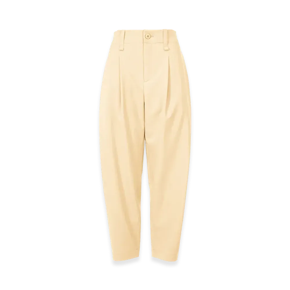ISSEY MIYAKE Round Pants "AsaWhite"