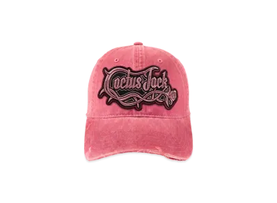 Travis Scott Cactus Jack x Nike Distressed Pink Patch Logo Hat "Pink"