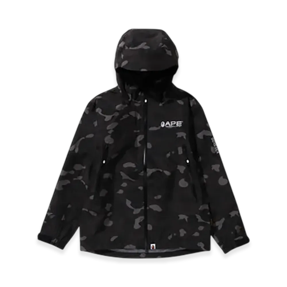 A BATHING APE Gore-Tex Color Camo Shell Jacket "Black"