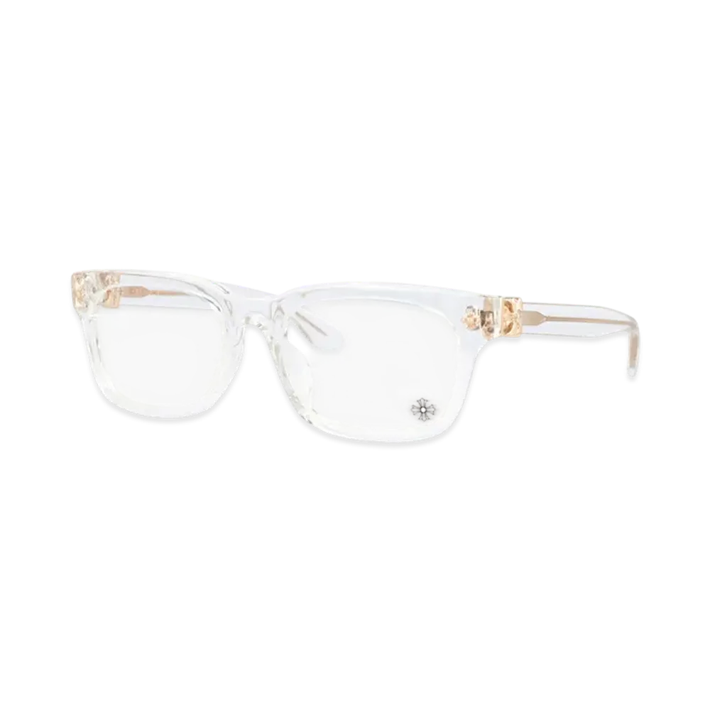 Chrome Hearts VAGILANTE 54 Square Floral "Crystal/Gold"