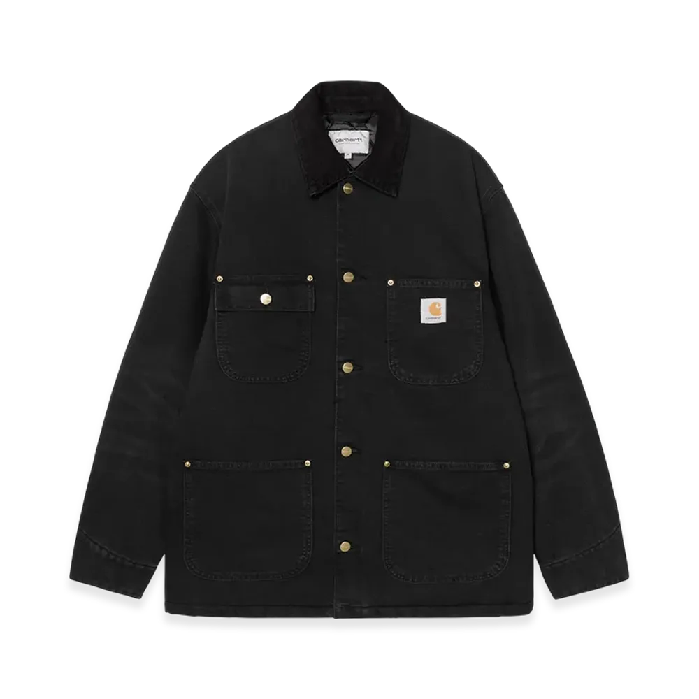 Carhartt WIP OG Chore Coat "Black/Black(Stone Canvas)"
