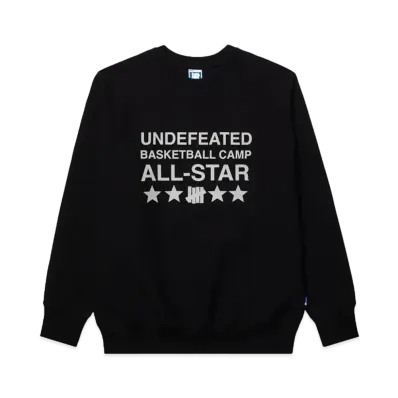 UNDEFEATED Camp Crewneck "Black"