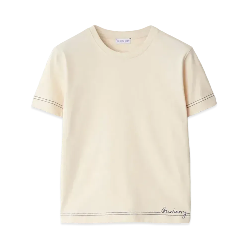 Burberry Women's Boxy Cotton T-shirt "Soap"
