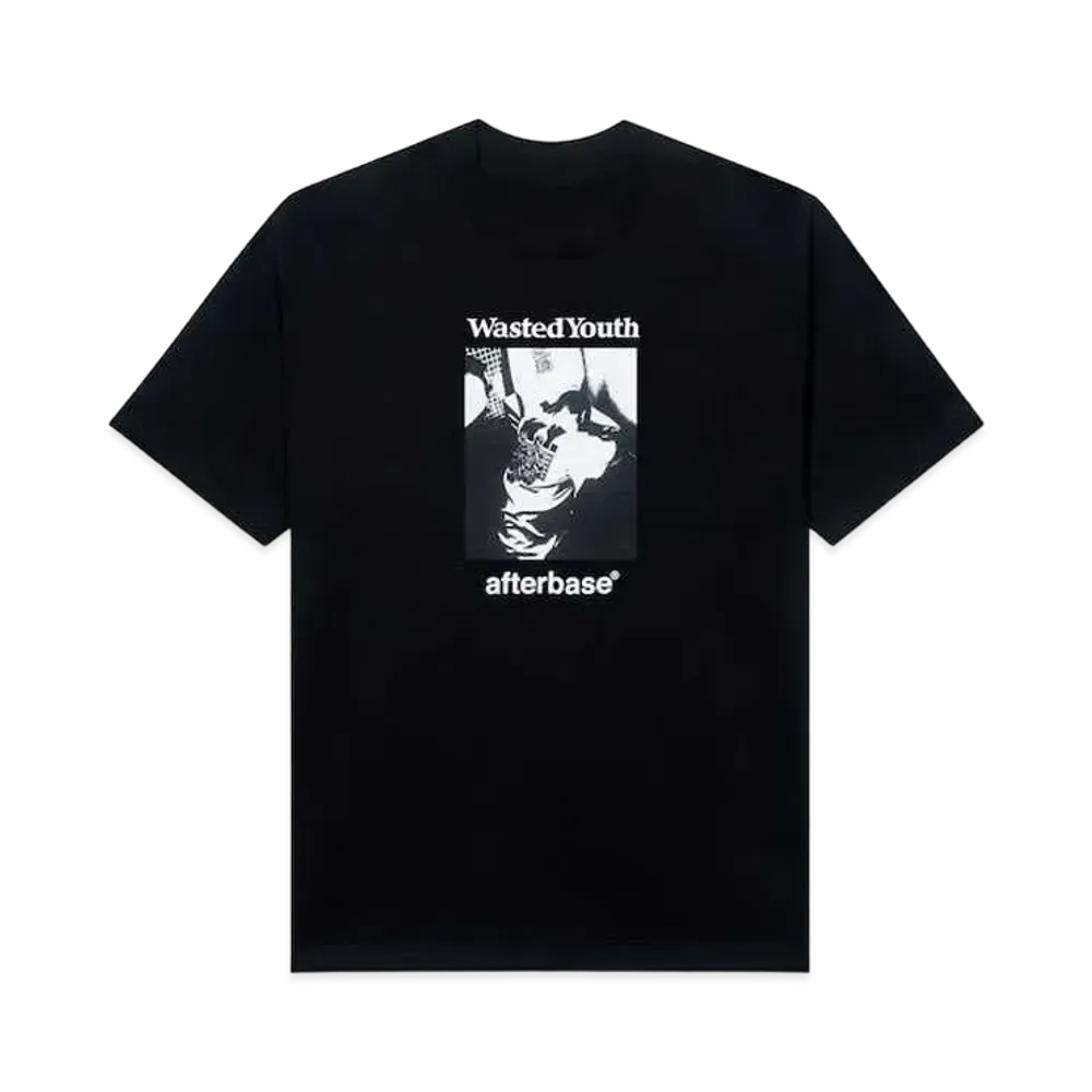 Wasted Youth Afterbase DRUNK TEE "Black" / VERDY