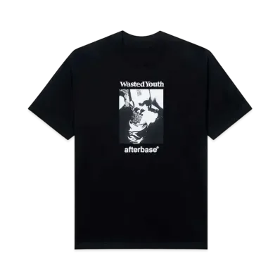 Wasted Youth Afterbase DRUNK TEE "Black" / VERDY