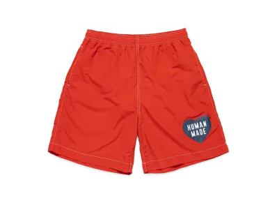 HUMAN MADE Swim Shorts "Red"