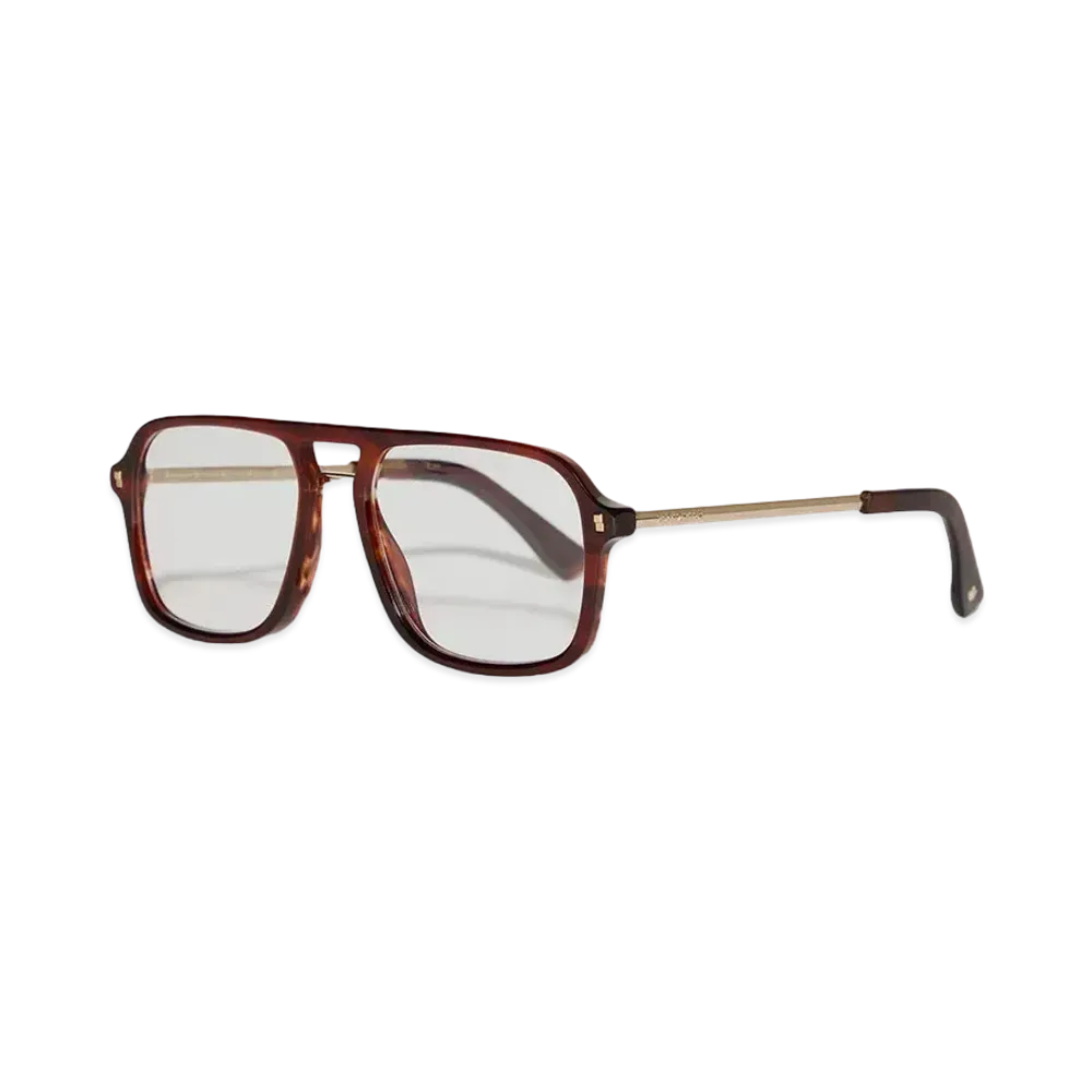 Dsquared2 Refined Brown Horn Optical Glasses #1 "Brown"