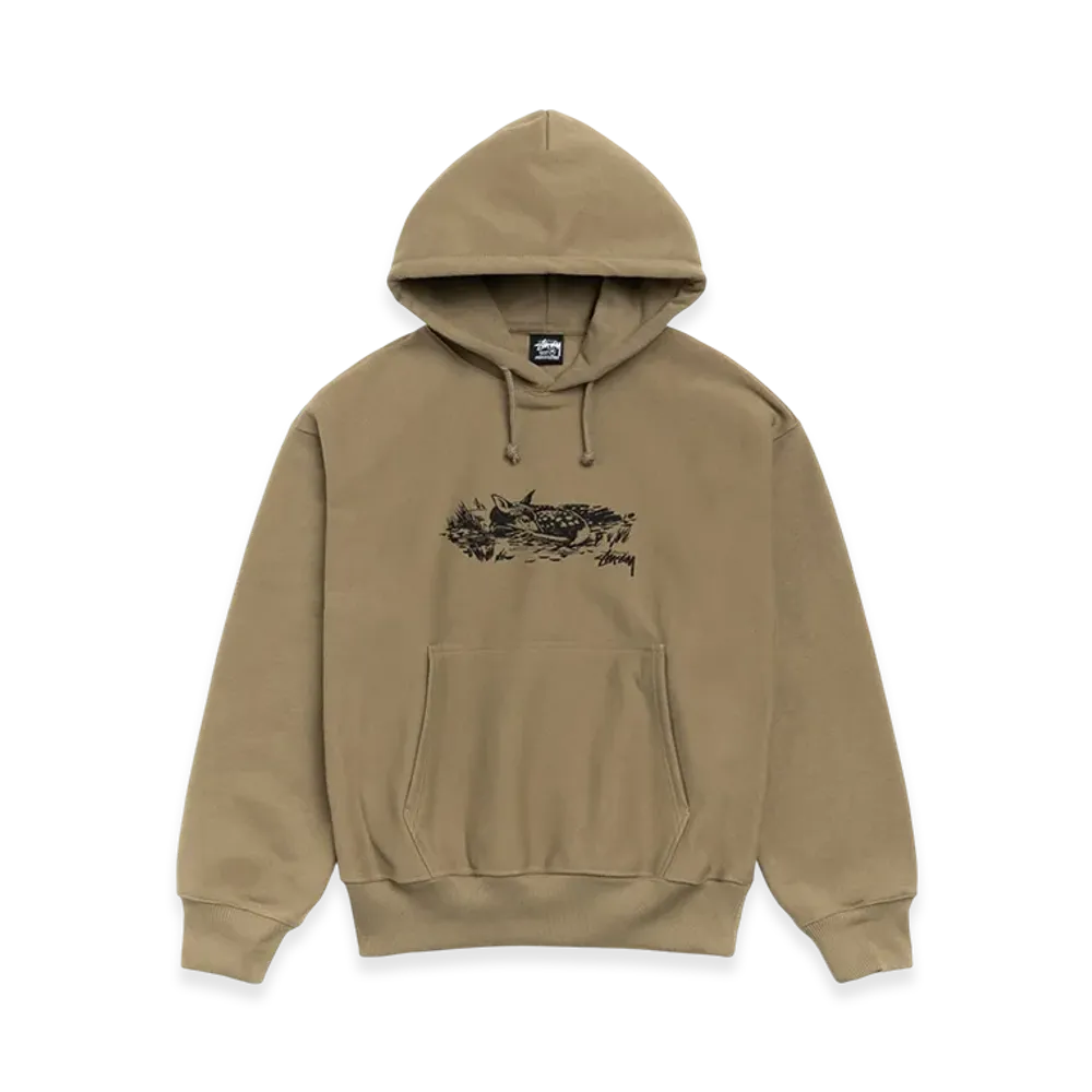 Stussy Fawn Hoodie "Army"