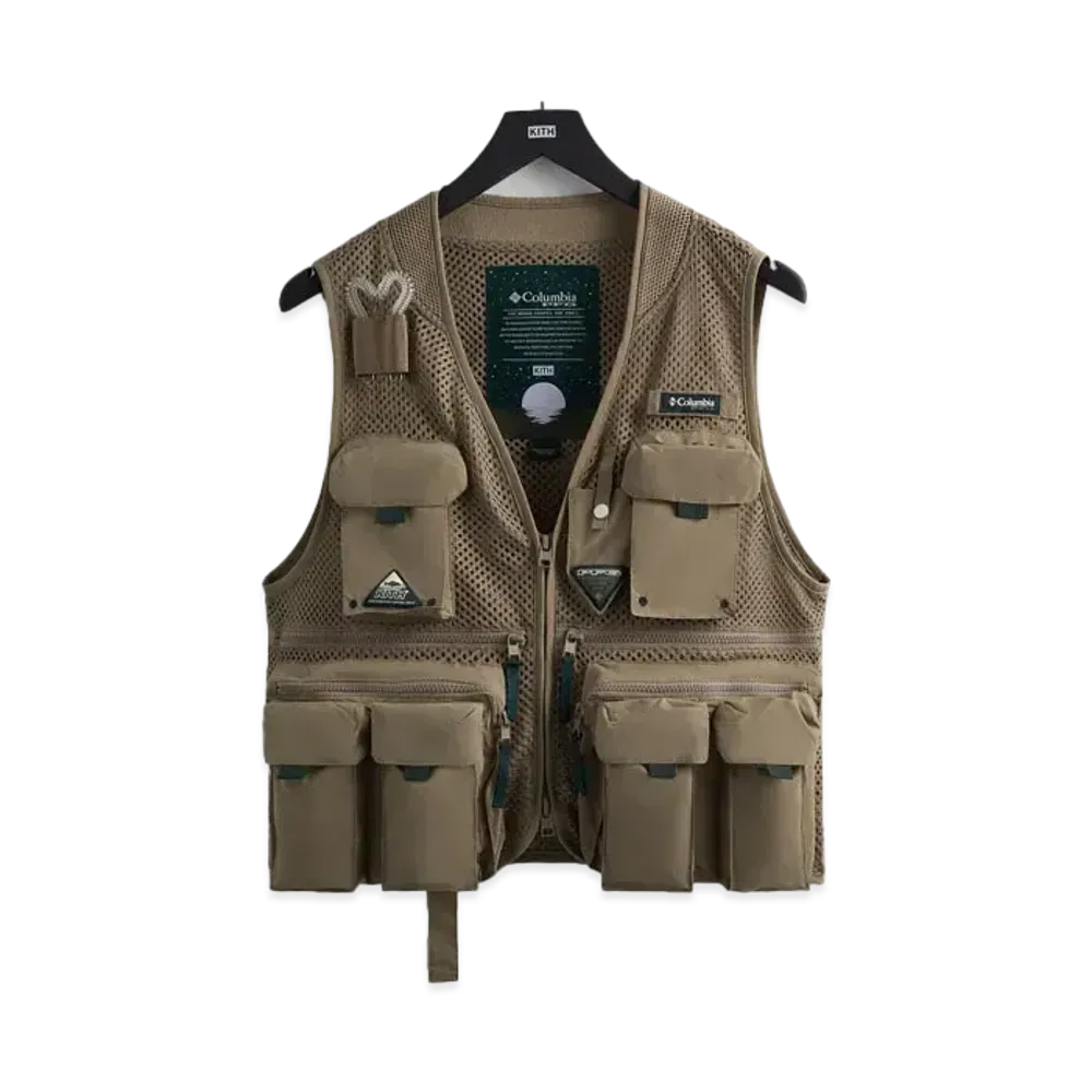 Kith x Columbia PFG Cool Creek Vest "Pebble"