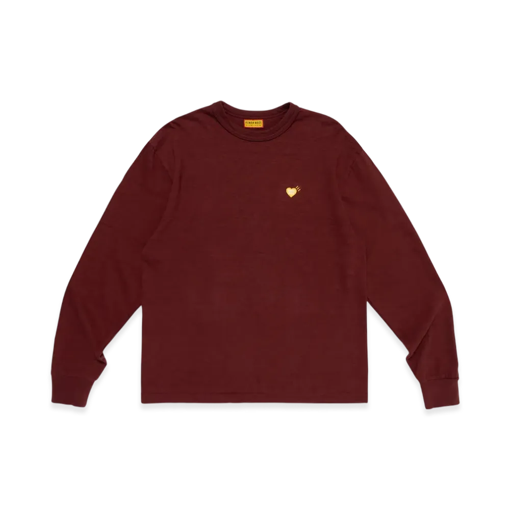 HUMAN MADE Graphic L/S T-Shirt "Burgundy"