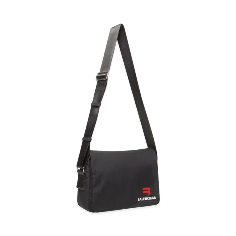 BALENCIAGA Explorer Small Embroidery Messenger Bag "Black"