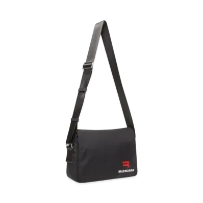BALENCIAGA Explorer Small Embroidery Messenger Bag "Black"