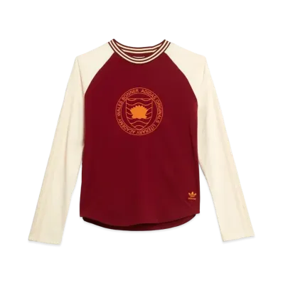 ADIDAS WALES BONNER GRAPHIC LONG SLEEVE TEE "Collegiate Burgundy"