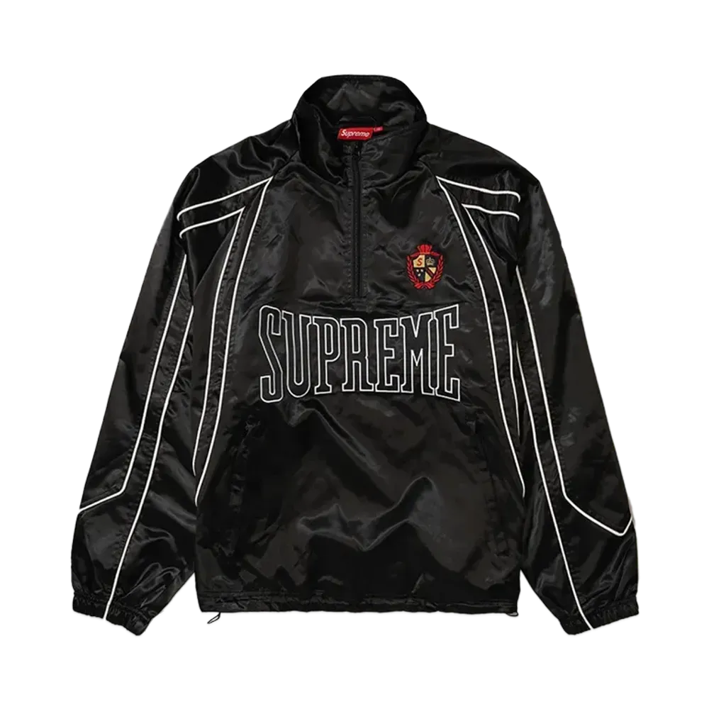 Supreme Satin Piping Pullover "Black"