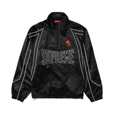 Supreme Satin Piping Pullover "Black"