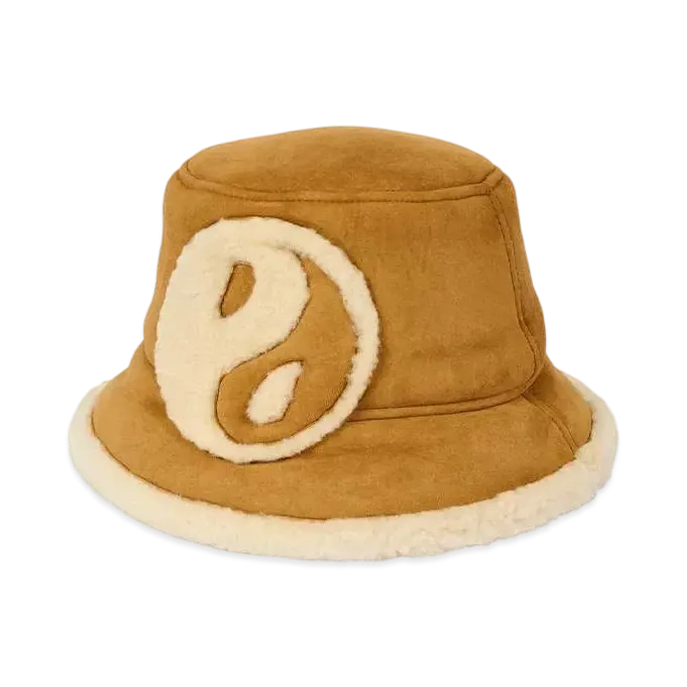 PALACE x UGG Shearling Bucket Hat "Chestnut"