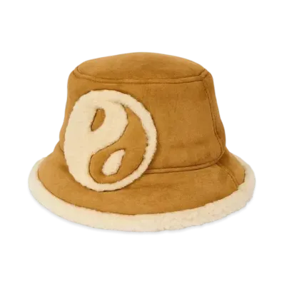PALACE x UGG Shearling Bucket Hat "Chestnut"