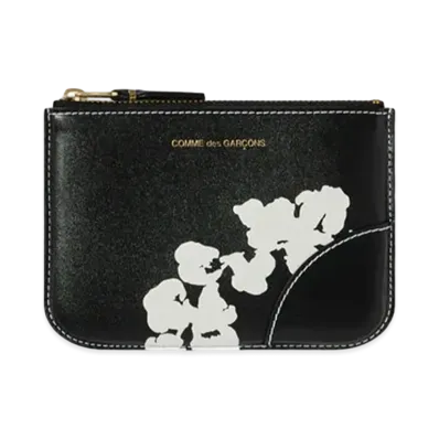 DENIM TEARS x CDG Wreath Zip Pouch "Black"