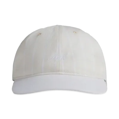 Kith Script Pinstripe Cap "Muslin"