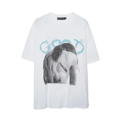 A GOOD BAD INFLUENCE NAKED BACK T-SHIRT "WHITE"