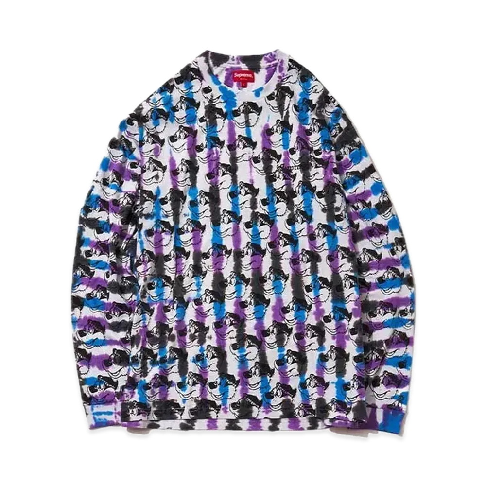 Supreme Dyed Bear L/S Top "Purple"