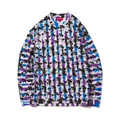 Supreme Dyed Bear L/S Top "Purple"