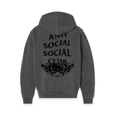 ANTI SOCIAL SOCIAL CLUB x Hello Kitty Metal Hoodie "Grey"