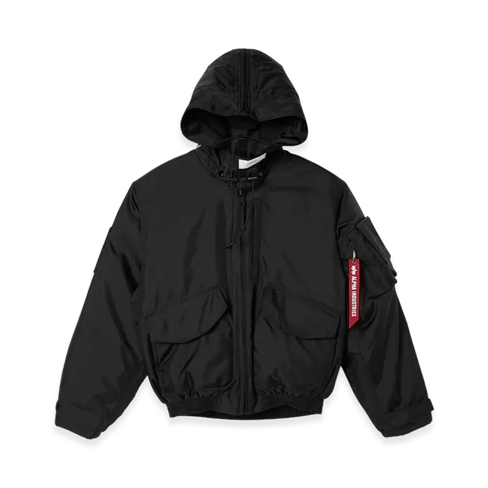 N.HOOLYWOOD TEST PRODUCT EXCHANGE SERVICE x ALPHA INDUSTRIES Military Blouson "Black"