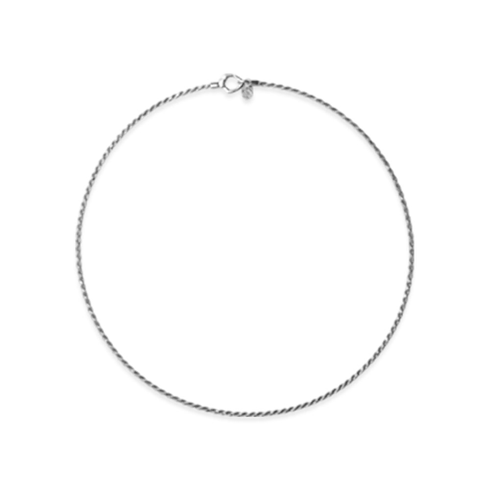 Burberry Shield Lock Necklace "Silver"