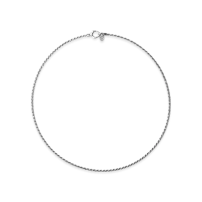 Burberry Shield Lock Necklace "Silver"