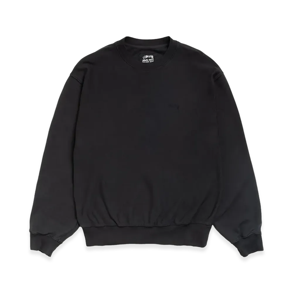 Stussy Lightweight Terry Crew "Black"