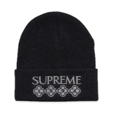 Supreme Glitter Beanie "Black"