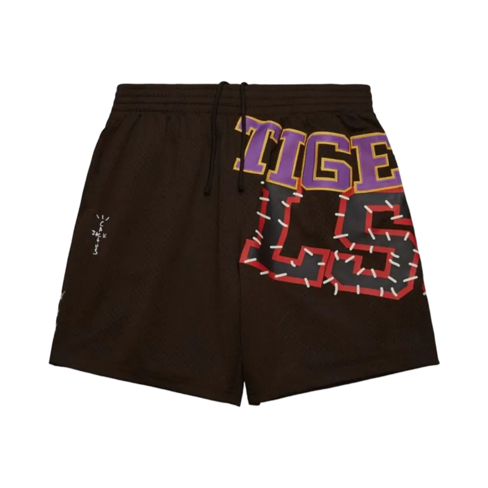 Travis Scott x M&N x LSU Shorts "Brown"