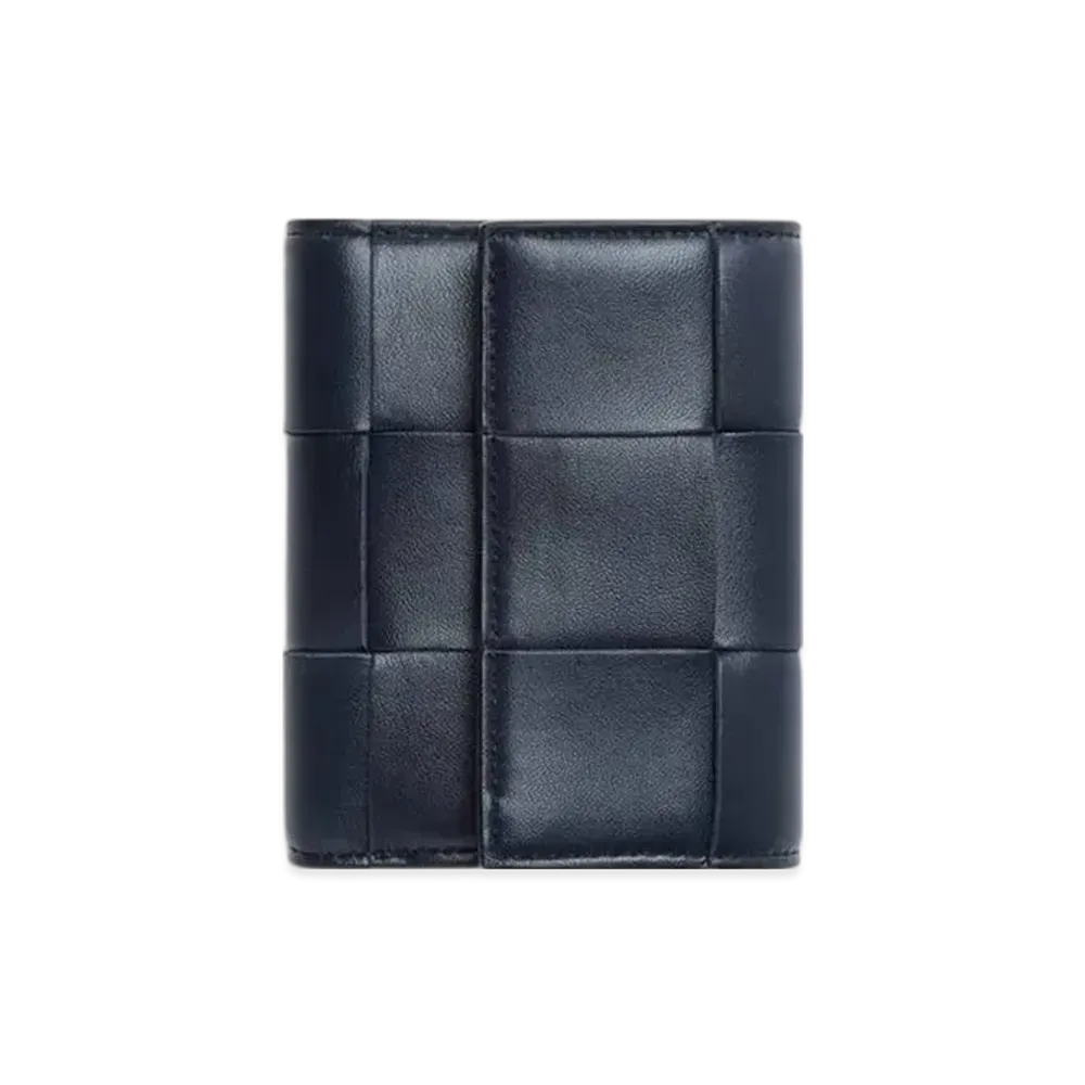 Bottega Veneta Cassette Tri-Fold Zip Wallet "Space"