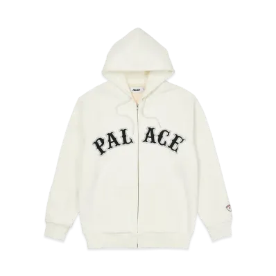 PALACE ARCH ZIP HOOD "White"