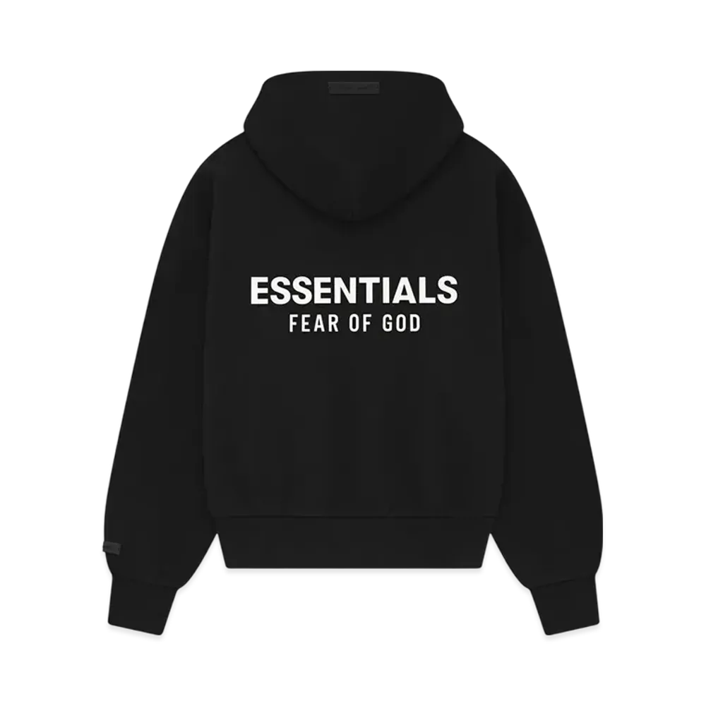 FEAR OF GOD Classic Full Zip-Up Hoodie "Jet Black"