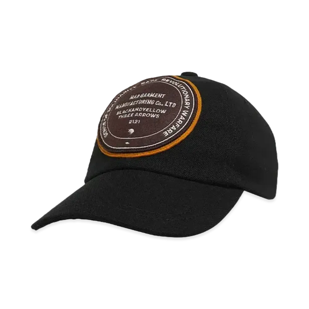 RATS BIG PATCH DAD CAP "BLACK"