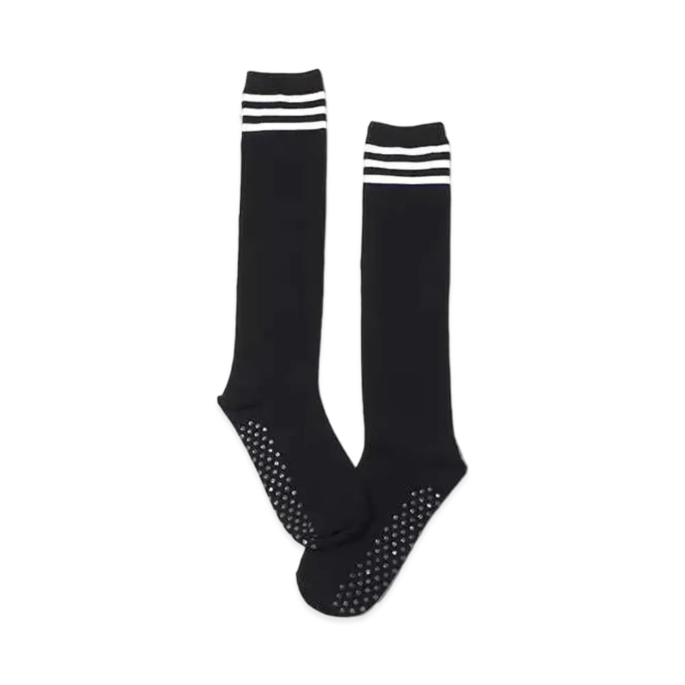 atmos pink Line High Socks "Black"