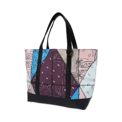THE WORLD IS YOURS Geometric Paisiey Tote Bag (菱形) "CRAZY PATTERNS"