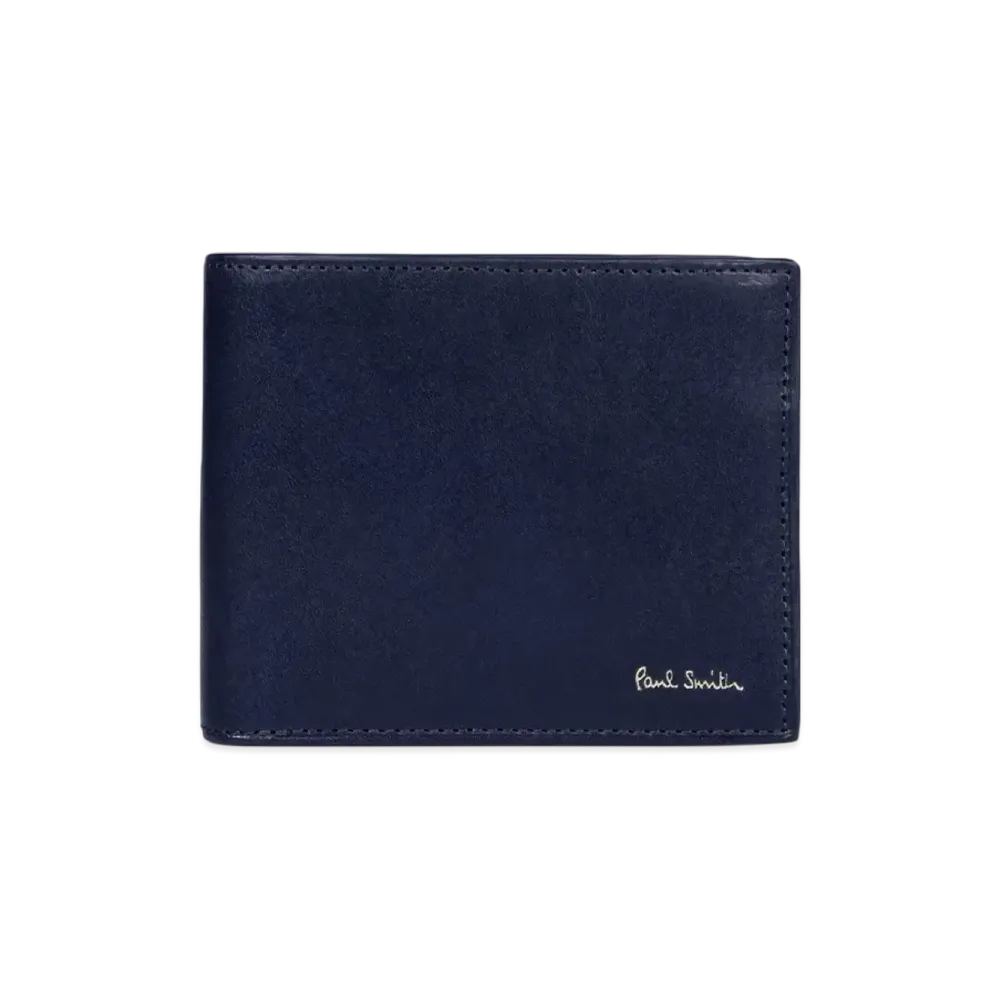 Paul Smith Vegetarian Bifold Wallet "Navy"