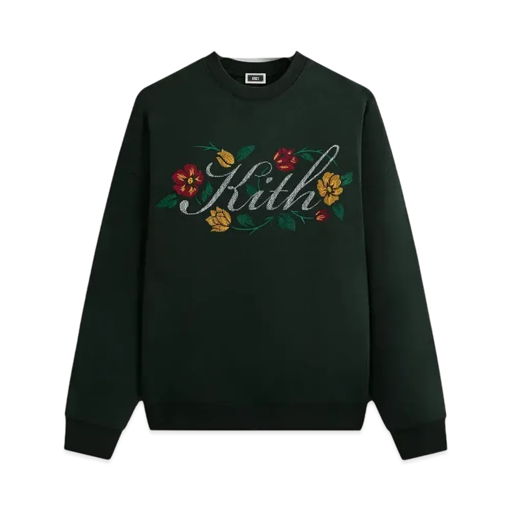 Kith Floral Script Nelson Crewneck "Stadium"